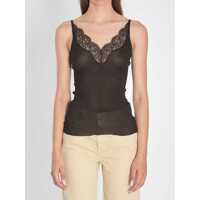 Topuri Silk And Lace Top Femei