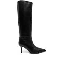 Bocanci Aeyde Tula Calf Leather Black Shoes Femei