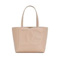Genti de mana Dolce & Gabbana Dg Logo Small Leather Tote Bag Femei