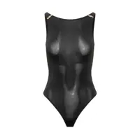 Body-uri Elisabetta Franchi Jersey Bodysuit With Jewel Detailing Femei