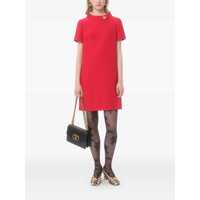 Rochii Valentino Garavani Dama - Rochii Valentino Garavani Valentino Garavani Wool And Silk Mini Dress RED Femei (BM 18484638) - B-mall.ro