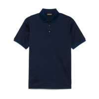 Tricouri Polo Emporio Armani Allover Logo Cotton Polo Shirt Barbati