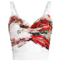 Topuri Dolce & Gabbana Flower Print Top Femei