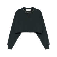 Pulovere Golden Goose Organic Cotton Cropped Sweatshirt Femei