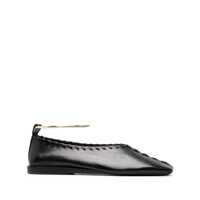 Balerini Jil Sander Ring Leather Ballet Flats Femei
