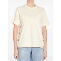 Tricouri Moncler Logo Cotton T-Shirt Femei