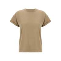 Tricouri Brunello Cucinelli Lamé Cashmere T-Shirt Femei