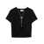 Elisabetta Franchi Elisabetta Franchi T_Shirt With Bow Necklace Black
