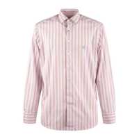 Camasi Etro Pink Striped Cotton Roma Shirt Barbati