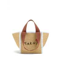 Genti de mana Marni Small 'Sillo' Shopping Bag Femei