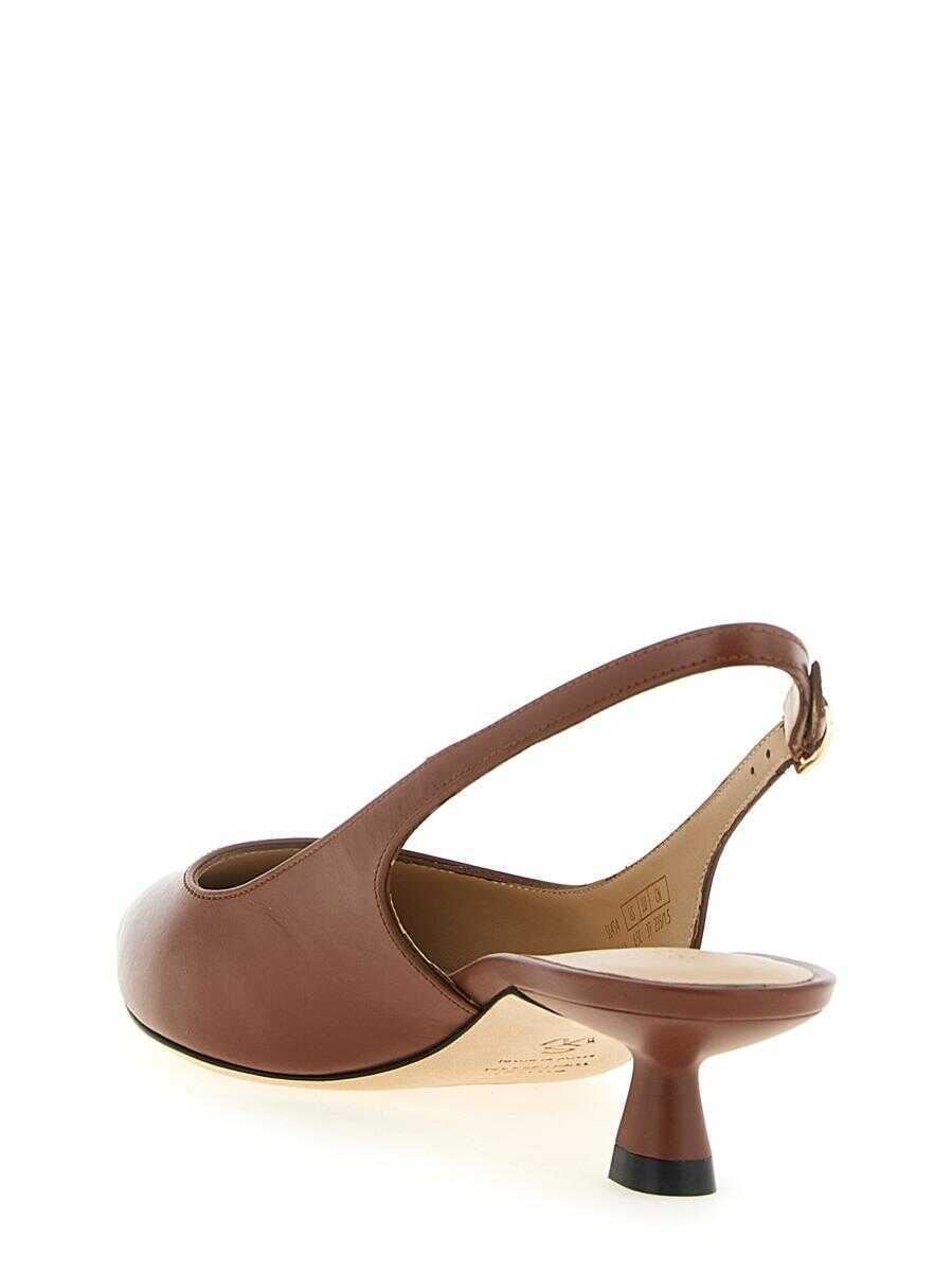 Pantofi cu toc Stuart Weitzman Stuart Weitzman Stuart Sculpt Slingback BROWN Femei (BM 18487722) 3