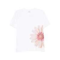 Tricouri Ps Paul Smith Zinnia Print Cotton T-Shirt Femei