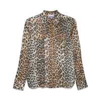 Camasi Ganni Shirt With Animalier Print Femei
