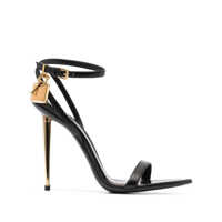 Pantofi cu toc Tom Ford Tom Ford The Padlock Leather Sandals