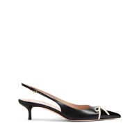Pantofi cu toc Valentino Garavani Leather Slingback Pumps Femei
