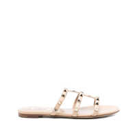 Sandale Valentino Garavani Rockstud Leather Flat Sandals Femei
