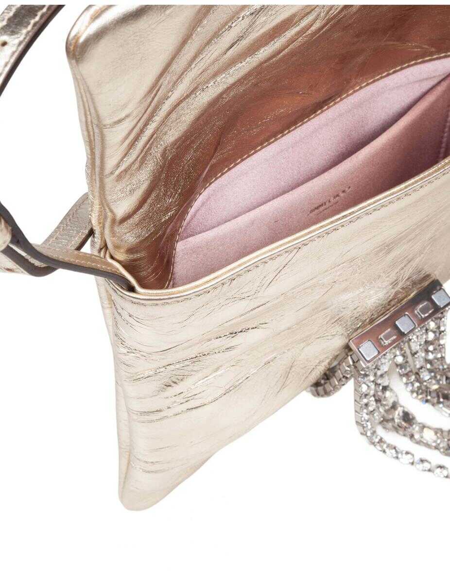 Genti mini Jimmy Choo Jimmy Choo Clutch Bag In Metallic Leather With A Vintage Effect  Femei (BM 18488664) 4