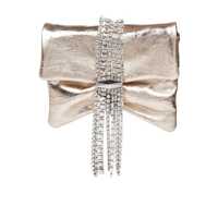 Genti mini Jimmy Choo Clutch Bag In Metallic Leather With A Vintage Effect Femei
