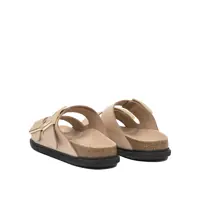Sandale Dama - Sandale Birkenstock Arizona Droplet Buckle Sandals Beige Femei (BM 18488802) - B-mall.ro