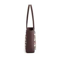 Genti de umar Dama - Genti de umar Valentino Garavani Nellcte suede shoulder bag Brown Femei (BM 18488913) - B-mall.ro