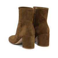 Botine Dama - Botine Gianvito Rossi Joelle 70mm zippered ankle boots Brown Femei (BM 18488952) - B-mall.ro