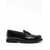 Brunello Cucinelli Leather loafers with jewel detailing Black