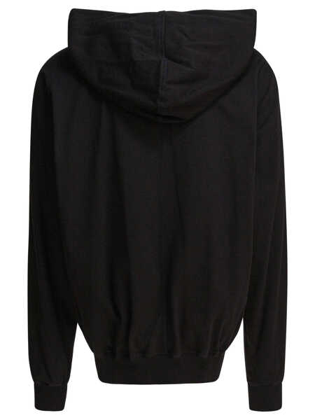 Bluze de trening Rick Owens Cotton hoodie Black Barbati (BM 18489078) 2