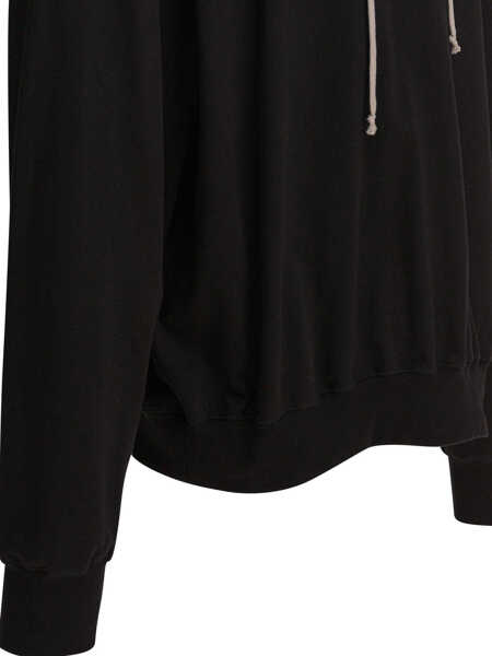 Bluze de trening Rick Owens Cotton hoodie Black Barbati (BM 18489078) 4