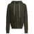 Rick Owens Cotton hoodie Green