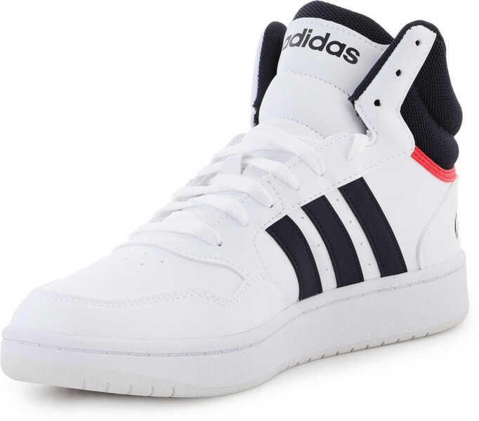 Ghete baschet adidas Performance Adidas Hoops 3.0 Mid White White Barbati (BM 18489175) 3