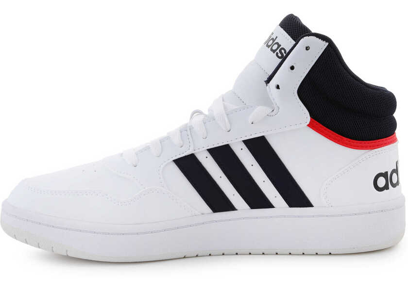 Ghete baschet adidas Performance Adidas Hoops 3.0 Mid White White Barbati (BM 18489175) 4