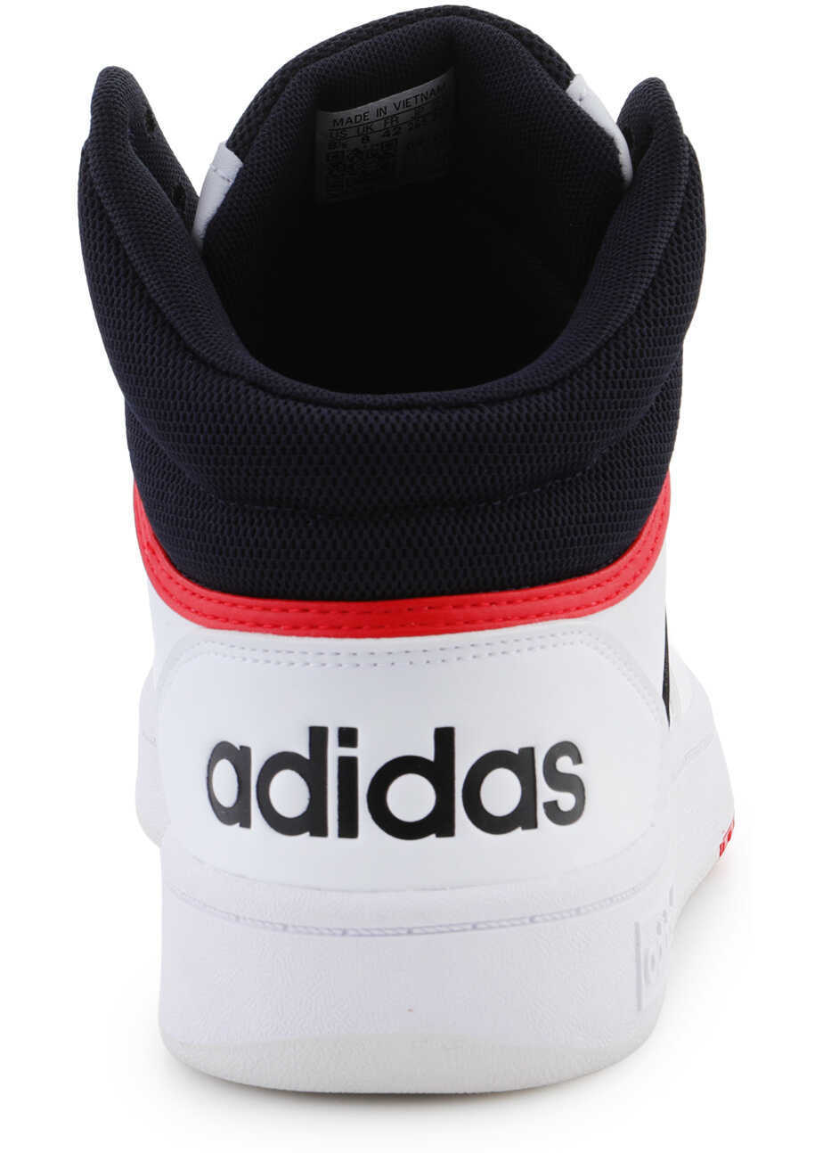 Ghete baschet adidas Performance Adidas Hoops 3.0 Mid White White Barbati (BM 18489175) 5