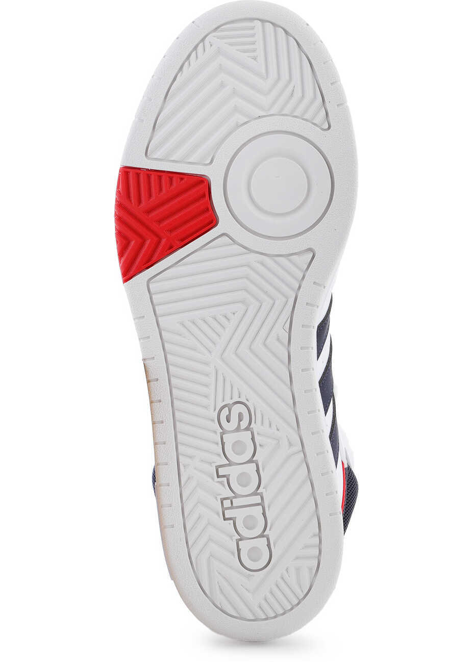 Ghete baschet adidas Performance Adidas Hoops 3.0 Mid White White Barbati (BM 18489175) 7