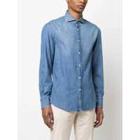 Camasi de blugi pentru Barbati - Camasi de blugi Brunello Cucinelli Denim Shirt DENIM MEDIO Barbati (BM 18489184) - B-mall.ro