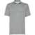 Brunello Cucinelli Silk Polo Shirt GRIGIO+OFF WHITE