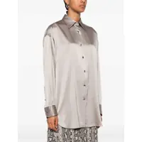 Camasi casual Tom Ford Dama - Camasi casual Tom Ford Silk Shirt DARK SILVER Femei (BM 18489298) - B-mall.ro