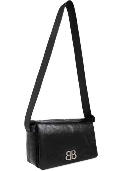 Genti de mana Balenciaga Monaco Shoulder Bag BLACK Barbati (BM 18489343) 4