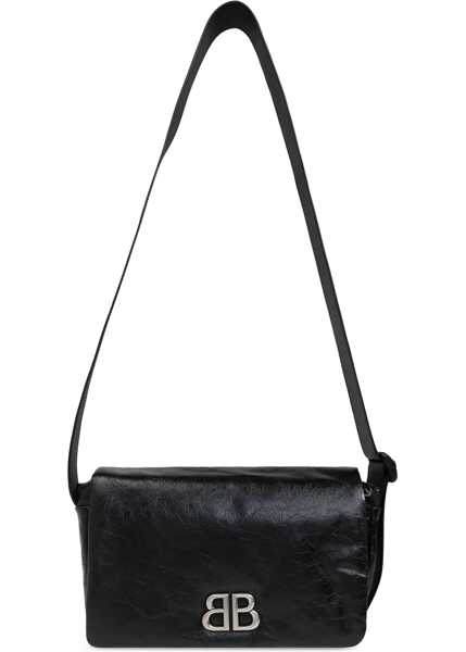Genti de mana Balenciaga Monaco Shoulder Bag BLACK Barbati (BM 18489343) 1