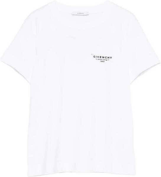 Tricouri Givenchy T-Shirt With Logo WHITE Femei (BM 18489370) 1