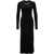 RABANNE Long Wool Dress BLACK