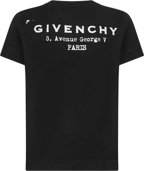 Tricouri Givenchy T-Shirt With Logo BLACK Femei (BM 18489406) 2