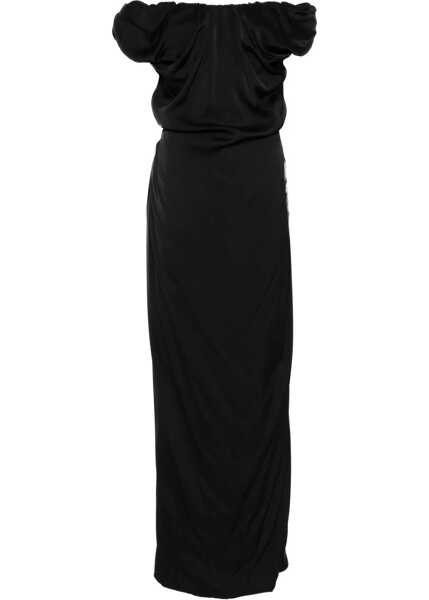 Rochii casual Vivienne Westwood Ginnie Amber Long Dress BLACK Femei (BM 18489442) 1