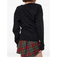 Topuri Vivienne Westwood Dama - Bluze de trening Vivienne Westwood Asymmetrical Sweatshirt Hebo BLACK Femei (BM 18489502) - B-mall.ro