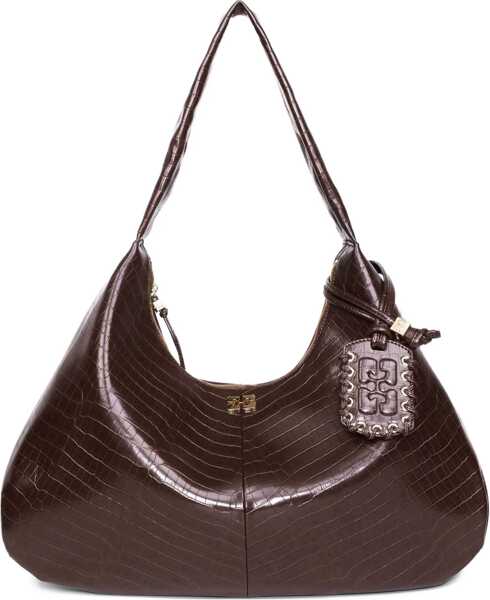 Genti de umar Ganni Hobo Bag Croco Xxl BROWN Femei (BM 18489511) 1