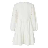 Imbracaminte Dama pagina 123 - Rochii Pinko Pinko Andromeda Cotton Mini-Dress WHITE Femei (BM 18490335) - B-mall.ro