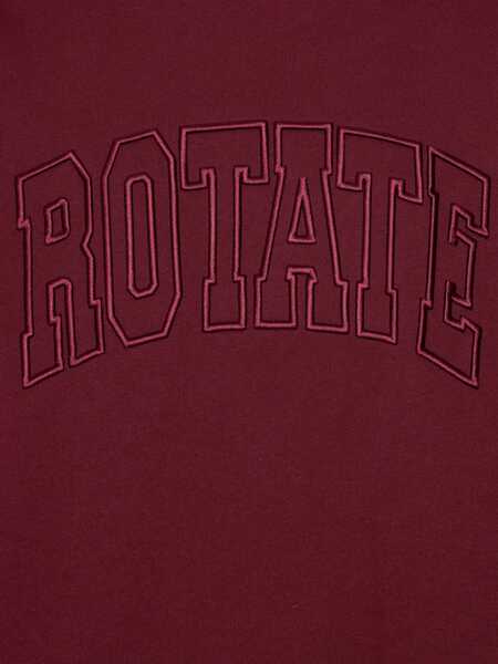 Pulovere ROTATE Birger Christensen Rotate Birger Christensen Heavy Sweat Sweatshirt Red Femei (BM 18490359) 5