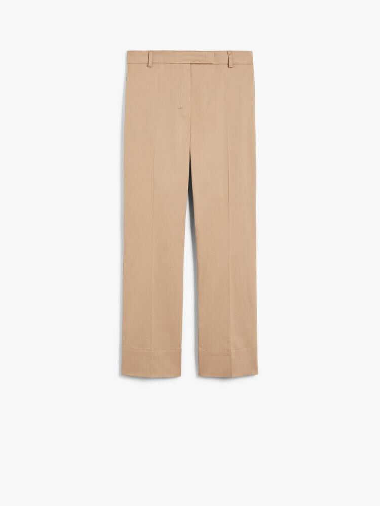 Pantaloni casual Max Mara Max Mara Long Trouser Felice Beige Femei (BM 18490734) 1