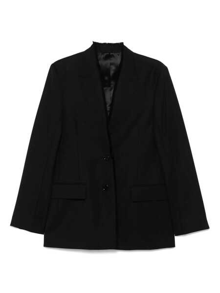 Geci TOTME TOTEME Wool Single-Breasted Jacket Black Femei (BM 18490782) 1