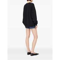 Pulovere ANINE BING Dama - Pulovere ANINE BING Anine Bing Miles Oversized Sweatshirt Black Femei (BM 18491313) - B-mall.ro