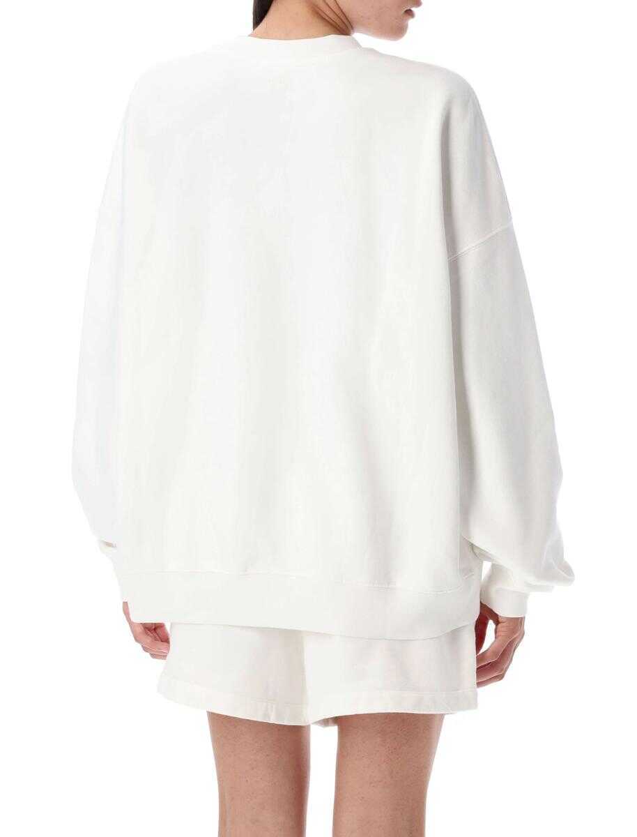 Pulovere ANINE BING Anine Bing Miles Oversized Sweatshirt WHITE Femei (BM 18491316) 2